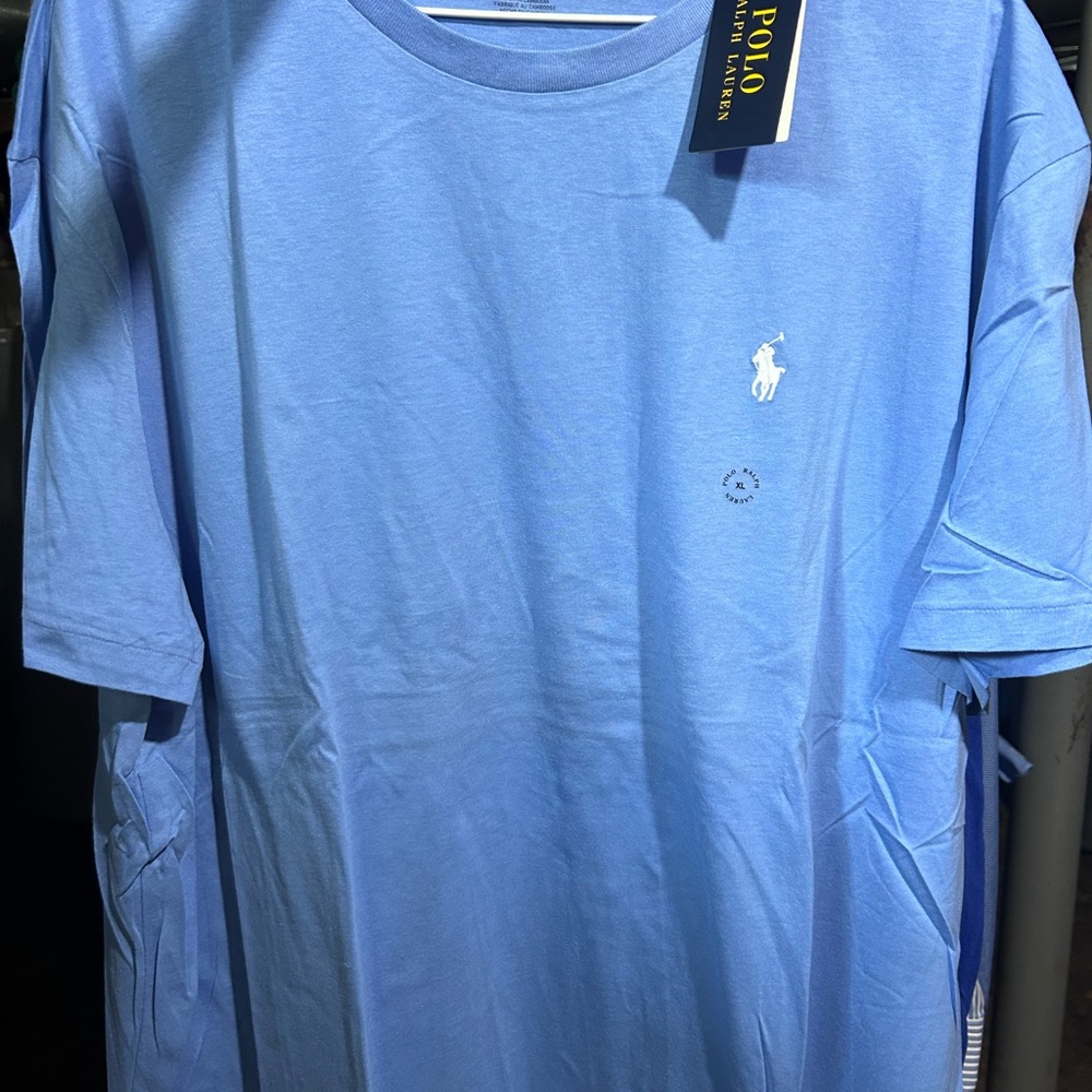 Polo by Ralph Lauren Men's Blue T-Shirt